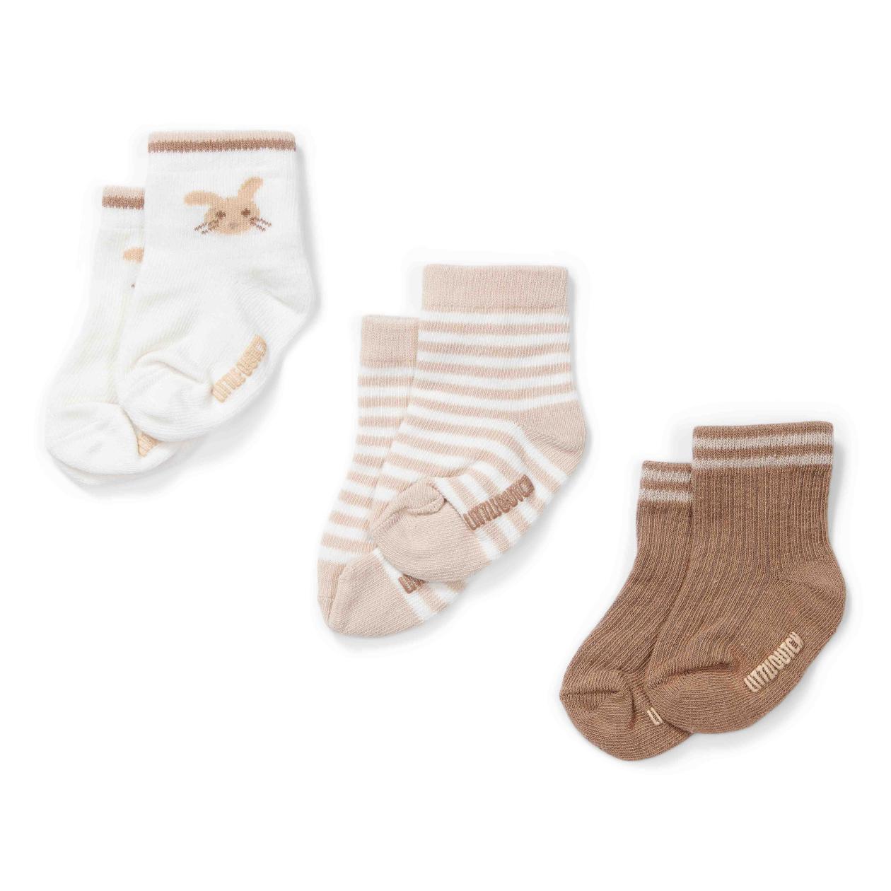 Chaussettes bébé Little Dutch baby bunny 3 pièces