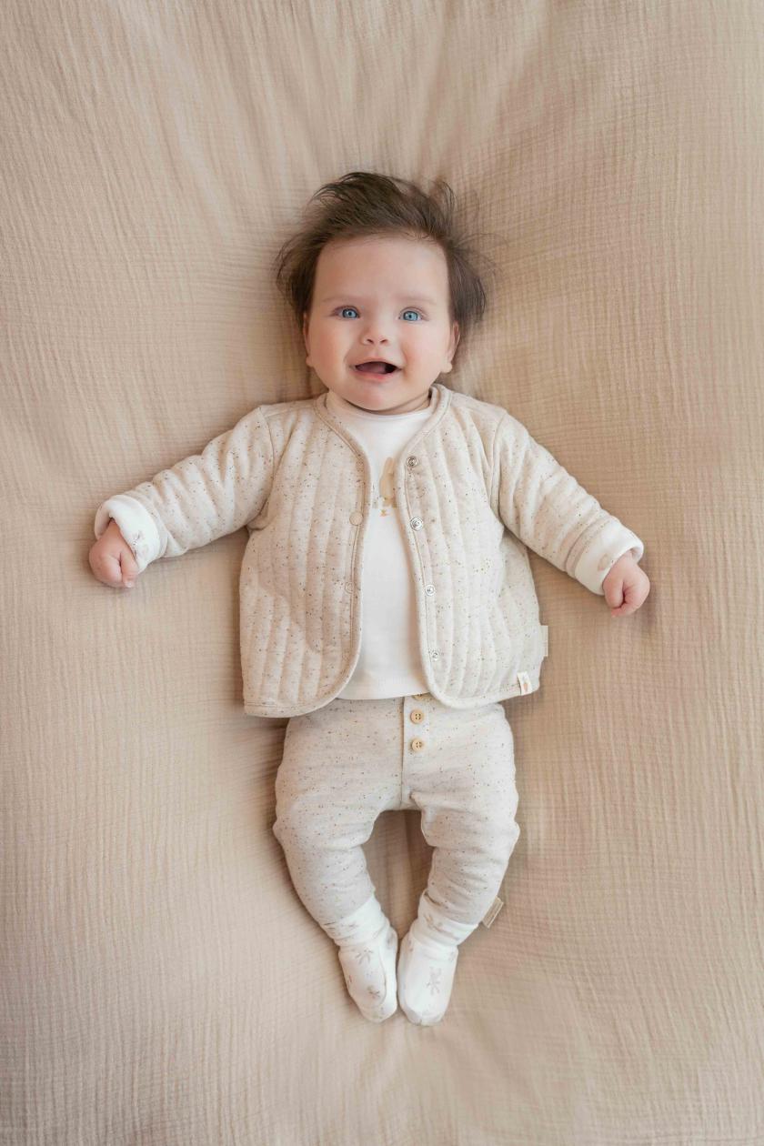 Reversible cardigan Little Dutch baby bunny