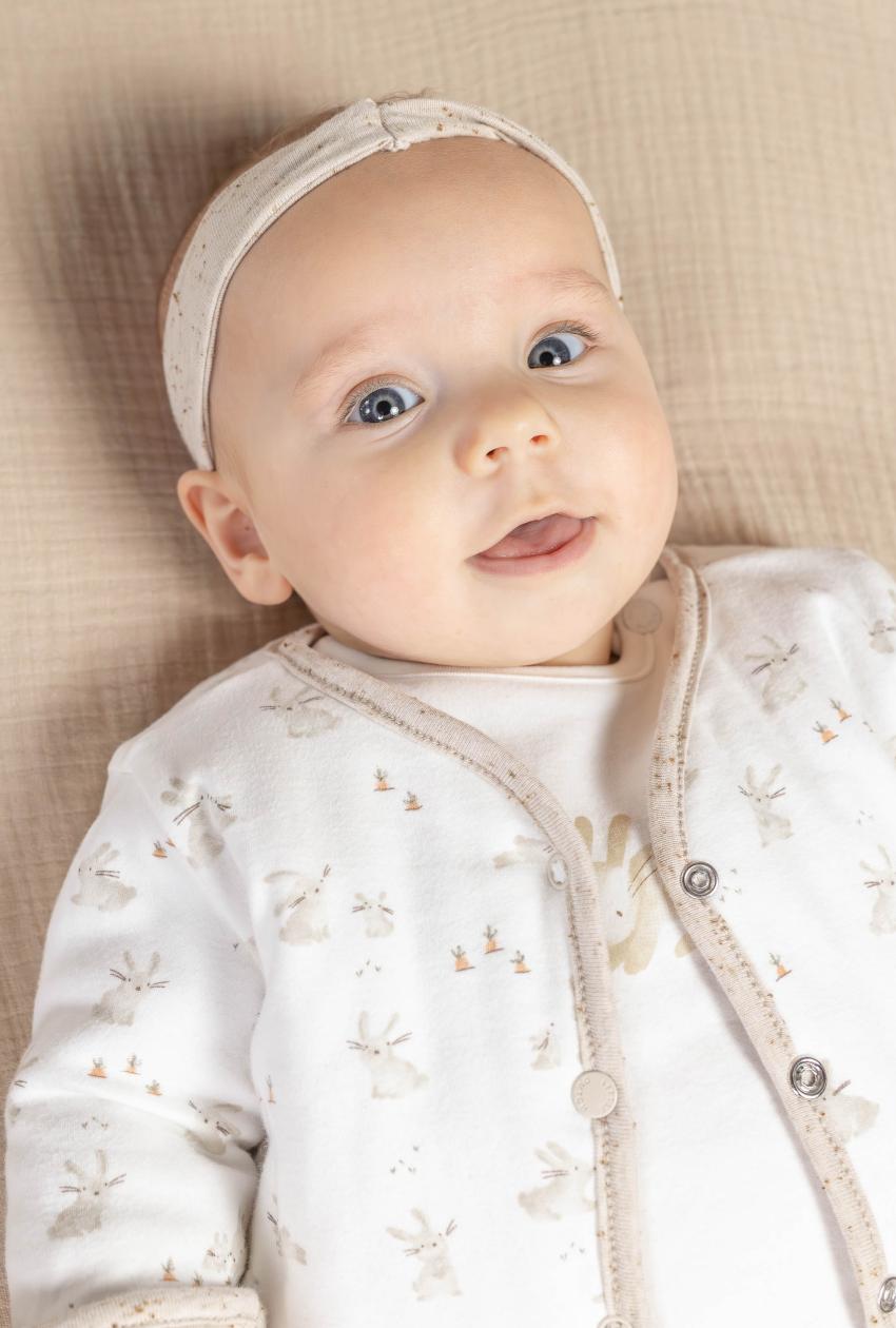 Reversible cardigan Little Dutch baby bunny